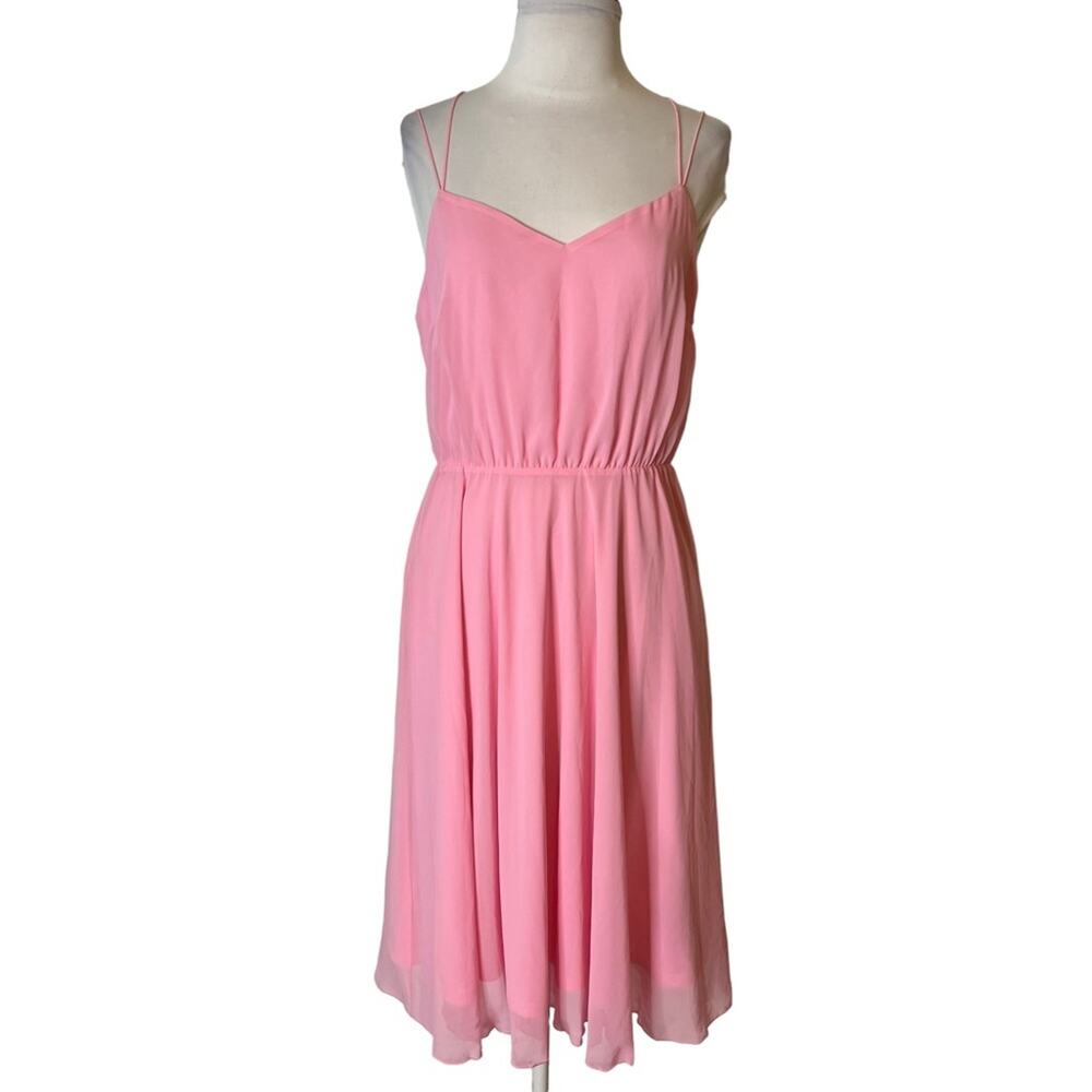 ASOS pink fairy style strappy dress sz 8